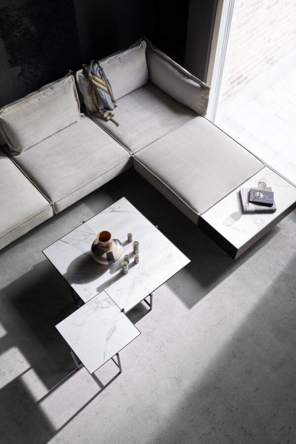 Modular_Sofa_Sapphire_Sand_Velvet_and_Coffee_Tables_w._White_Marble